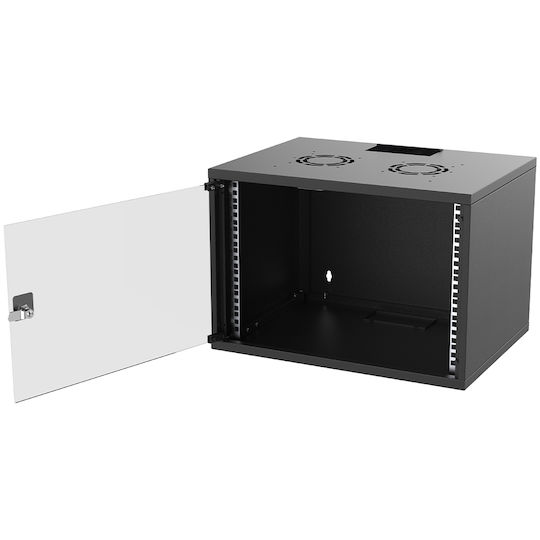Edision Επιτοίχια Καμπίνα Rack 19U Μαύρο 60-02-0022