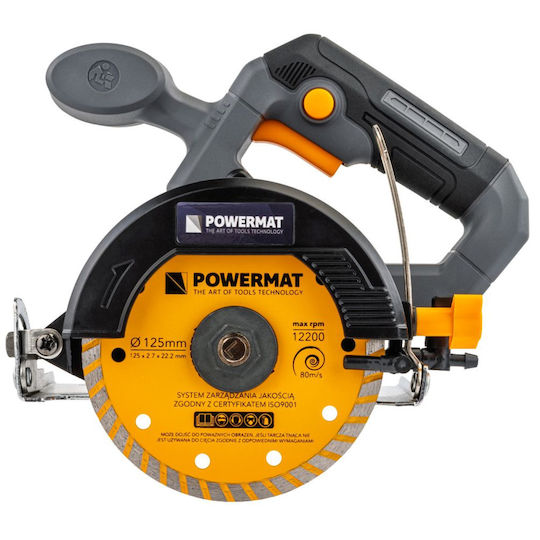 Powermat Φαλτσοπρίονο Ρεύματος 1400W Διαμέτρου 125mm