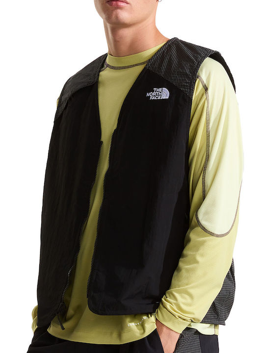 Ärmellose Herren Jacke Schwarz