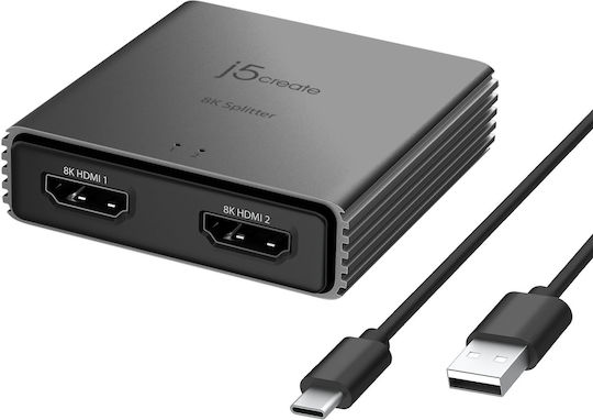 J5create Hdmi 2.1 8k 2-Посочен Сплитер