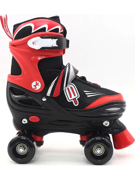 Αθλοπαιδιά Inline / Quad Αυξομειούμενα Rollers Μαύρα Παιδικά