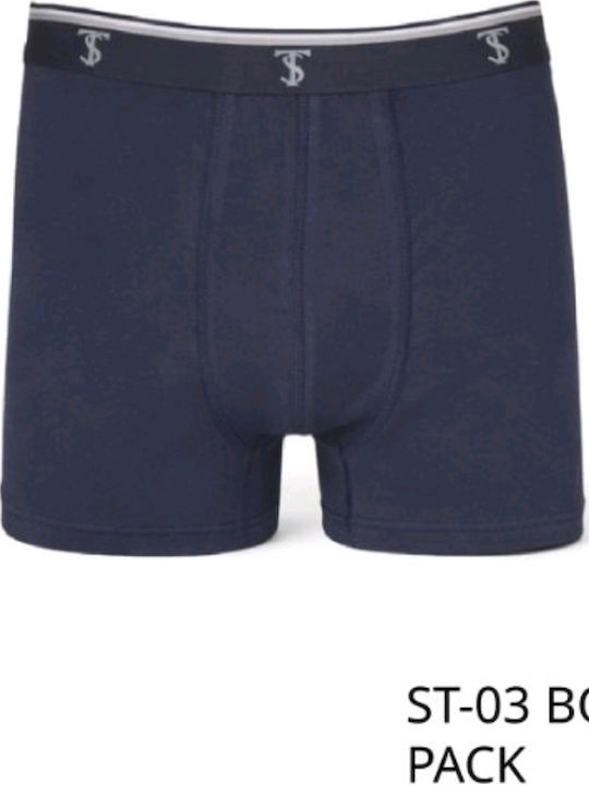 Elastan Men's Boxers Black 3Pack