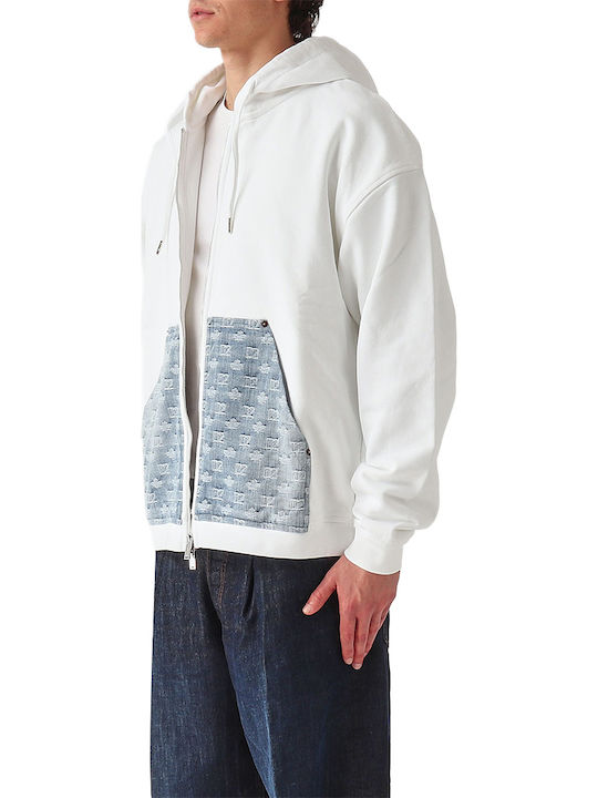 Sweatshirt Für Herren Mit Kapuze Weiß