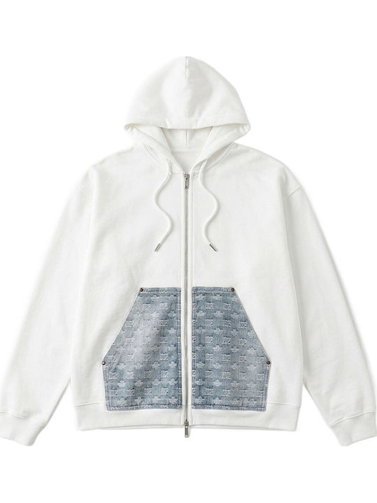 Sweatshirt Für Herren Mit Kapuze Weiß