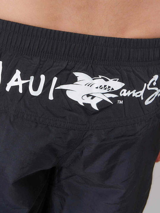 Big Shark Ανδρικό Μαγιό Σορτς Μαύρο