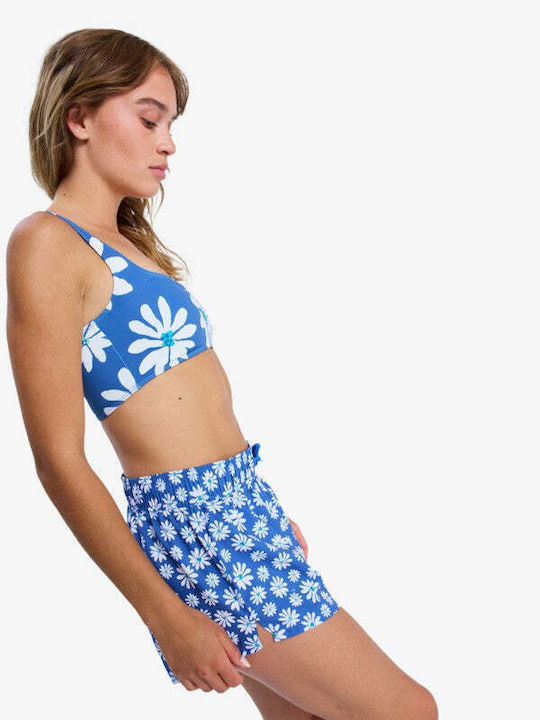 No Bad Waves Bikini Shorts Μπλε