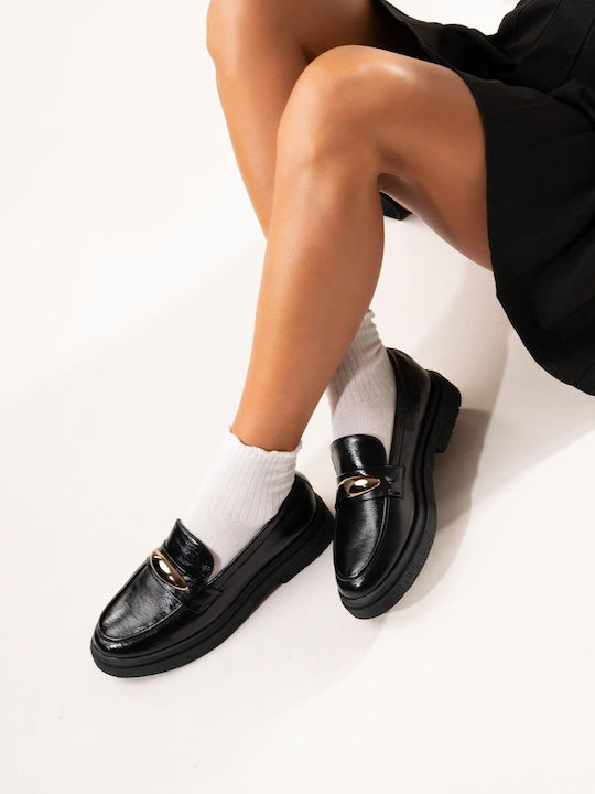 Γυναικεία Loafers σε Μαύρο Χρώμα