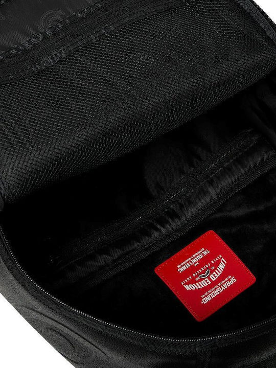 Sprayground Drip Σχολική Τσάντα Πλάτης Μαύρη με Θήκη για Παγούρι