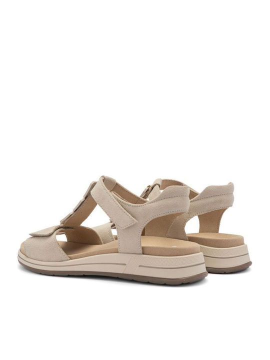 Damen Anatomisch Beige Sandalen