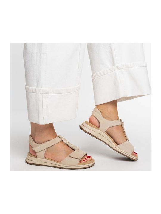 Damen Anatomisch Beige Sandalen