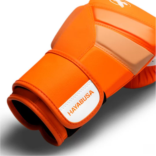 Hayabusa Leather Boxing Gloves for Competition Orange