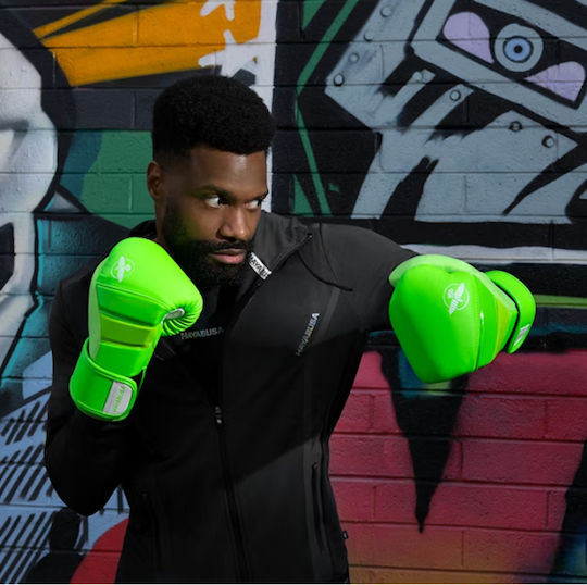 Hayabusa Leather Boxing Gloves for Competition Green