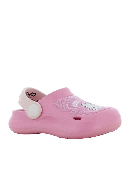 Kids Pink Beach Clogs