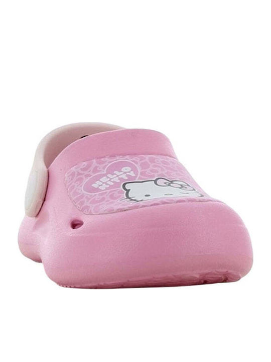 Kids Pink Beach Clogs