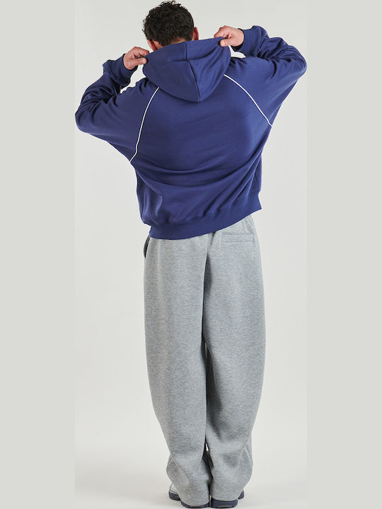 Herren Sweatshirt mit Kapuze Blau