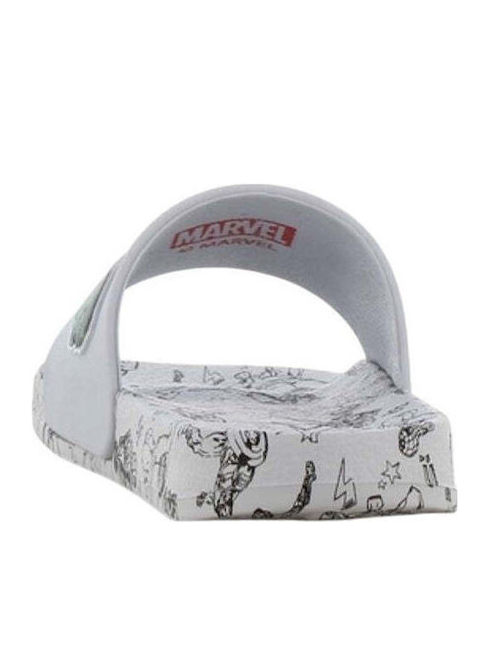Kids' Flip Flops Slides White