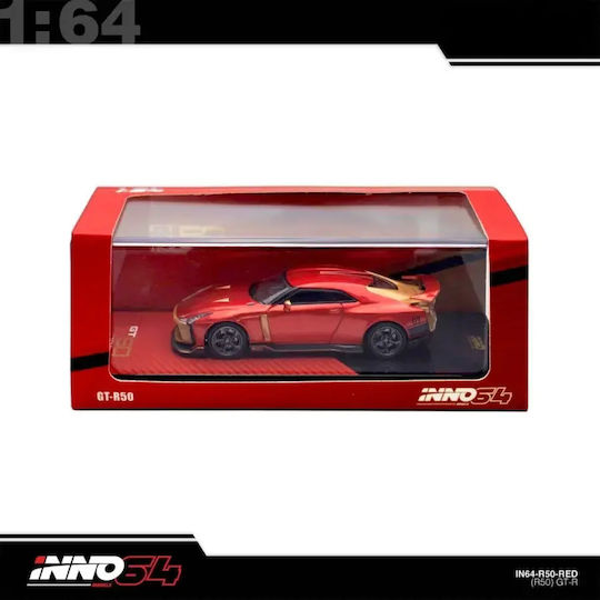 Model Mașină Nissan R50 Gt-r Italsedign Roșu Scara 1:64 Inno64