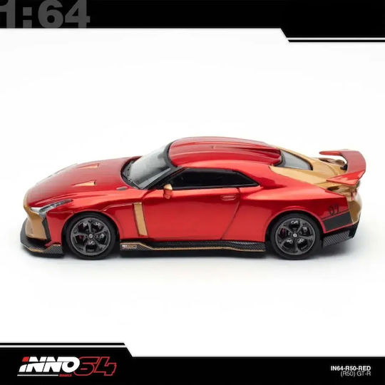 Model Mașină Nissan R50 Gt-r Italsedign Roșu Scara 1:64 Inno64