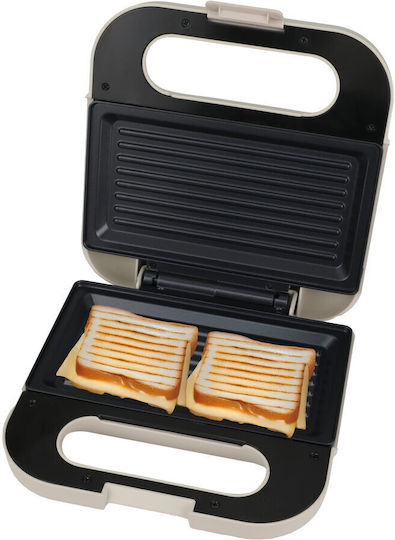 Vivax Sandwich Maker For 2 Sandwiches 750W Beige
