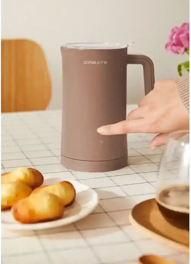 Create Milk Frother Studio Dispozitiv pentru Spumă de Lapte Caldă și Rece cu Acoperire Antiaderentă 580ml