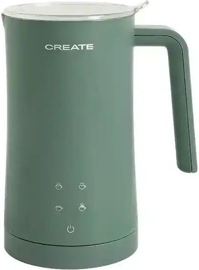 Create Milk Frother Studio Dispozitiv pentru Spumă de Lapte Caldă și Rece cu Acoperire Antiaderentă 580ml