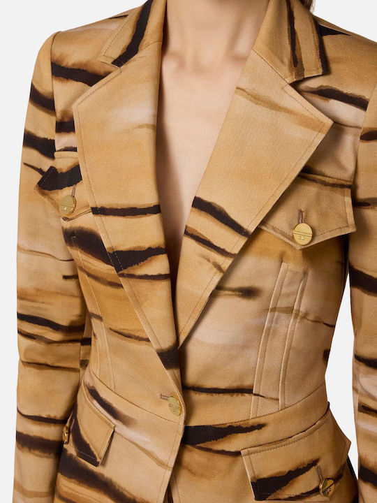 Elisabetta Franchi Women's Brown Blazer