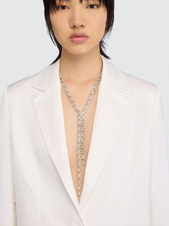 Semicouture Langes Damen Blazer Weiß