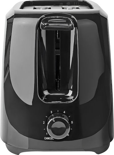 Melissa 2-slot Toaster 700w 6 Browning Levels Removable Crumb Tray Black