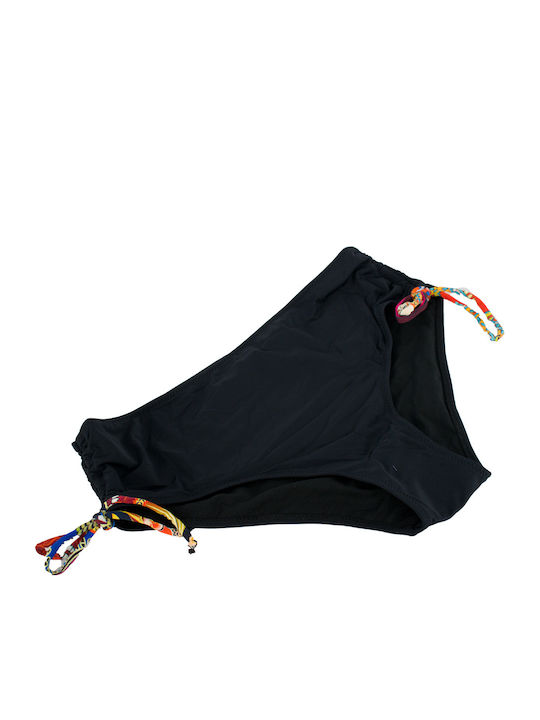 Plus Size Costum de Baie Bikini cu Balenă Cupe Flexfit Negru