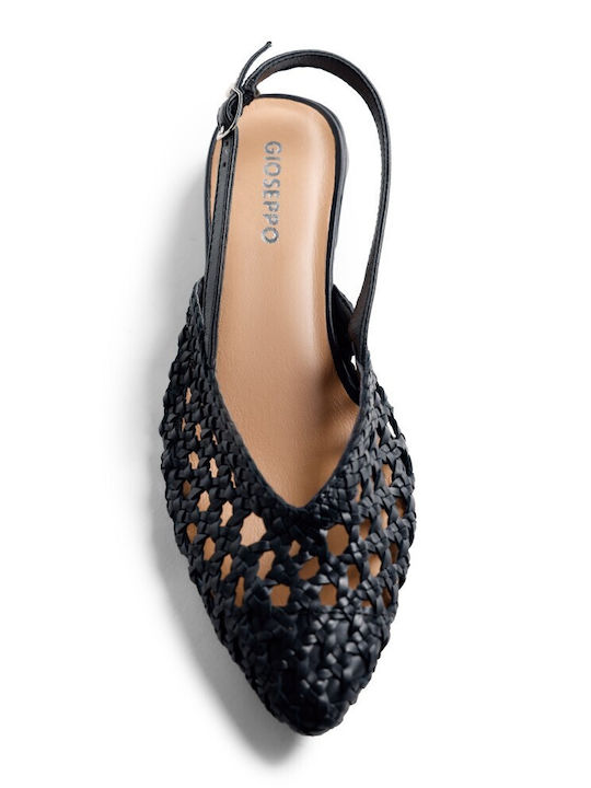 Damen Ballerinas Slingback in Schwarz Farbe