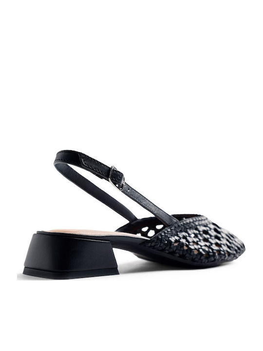 Damen Ballerinas Slingback in Schwarz Farbe