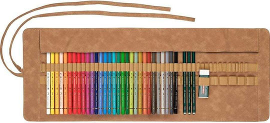 Faber-Castell Buntstifte Packung Rolle 34 Stück