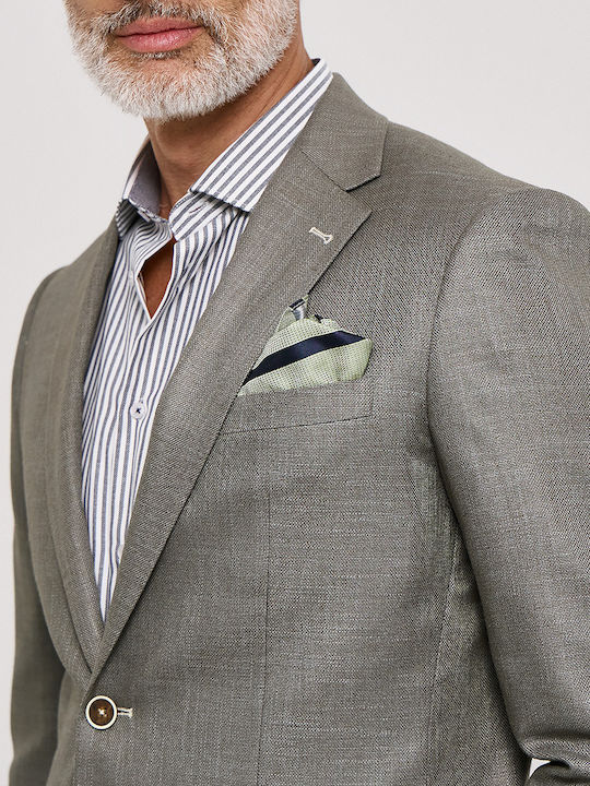 Men’s Suit Jacket with Slim Fit Green
