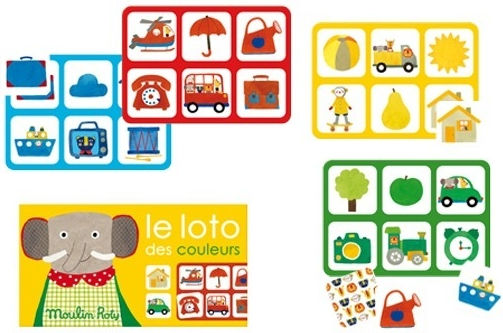 Les Popipop Color Lotto Game Moulin Roty