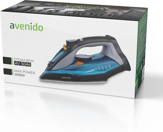 Ютия Avenido Система за Пара 3000W с Керамична Плоча и Непрекъсната Парна Струя 45gr/min