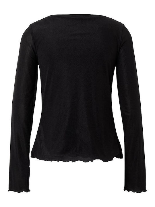 Women's Knitted Cardigan in Black Colour