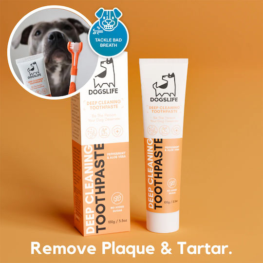 Dog's Life Deep Cleaning Toothpaste for Dogs Against Tartar & Plaque
