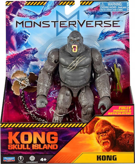 Godzilla X King Kong – Figurină Kong 15 Cm Skull Island + Accesorii