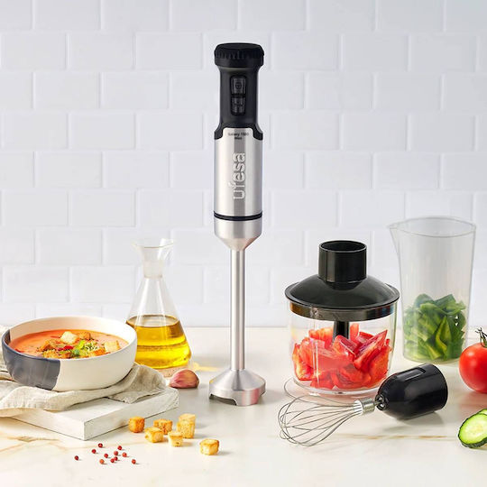Ufesa Jupiter Max Handmixer mit Inox-Stab 1500W Silber