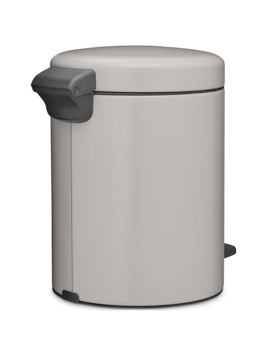 Brabantia Newicon Coș De Gunoi Din Plastic Pentru Baie 5lt Gri
