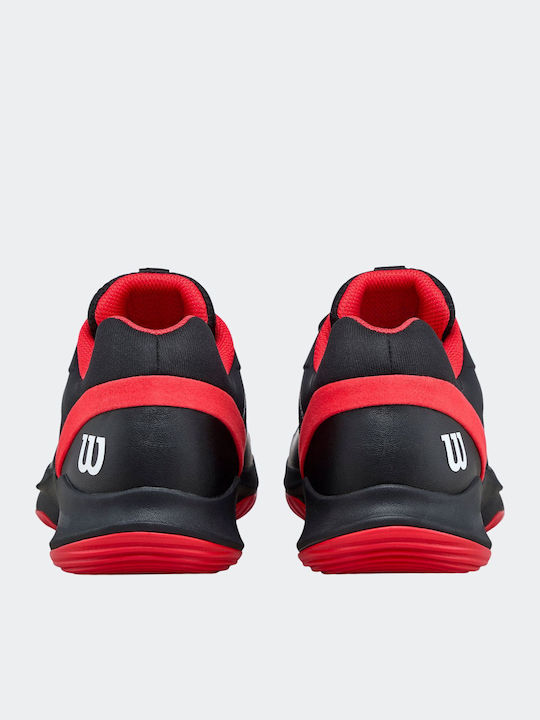 Wilson Hurakn Pro Herren Tennisschuhe Padel Schwarz