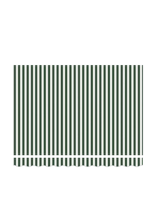 vidaXL Cort Terasă Verde 3x2.5m