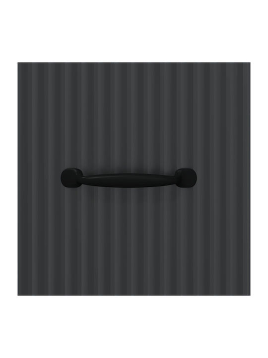 Wooden Sideboard with Drawers Black 66x34.5x87cm