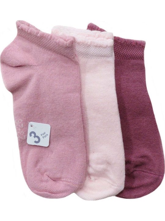 Childrenland Kids' Socks Fuchsia 3 Pairs