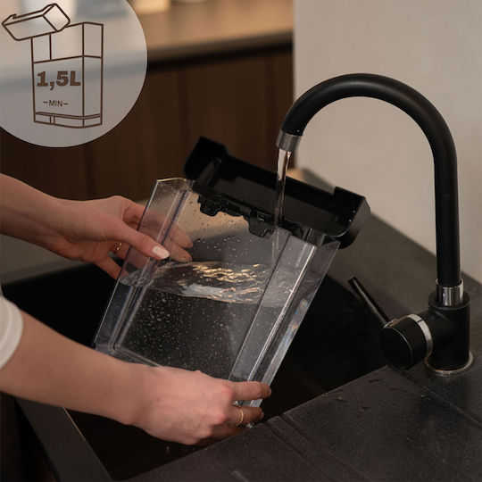 Berdsen Automatische Eingebaute Espressomaschine 1350W Druck 20bar Für Cappuccino Schwarze BD-773