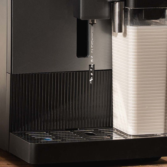 Cecotec Latte Touch Automatische Espressomaschine 1500W Druck 19bar für Cappuccino mit Mahlwerk Grau
