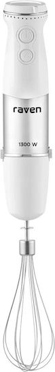 Raven Handmixer mit Inox-Stab 1300W Grau