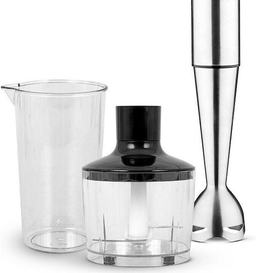 Blender de Mână cu Tijă din Inox 1200W Negru