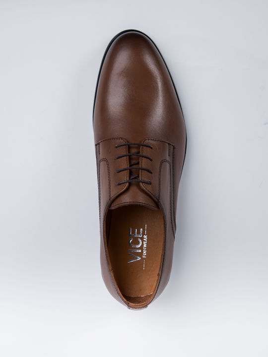 Leather Men's Dress Shoes Tabac Brown