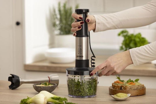 Gorenje Blender de Mână cu Tijă din Plastic 1500W Negru